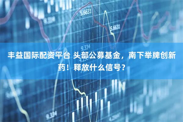 丰益国际配资平台 头部公募基金,南下举牌创新药!释放什么信号?